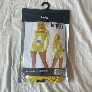 YELLOW POWER RANGER SEXY HALLOWEEN COSTUME